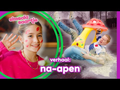 NA-APEN 💋👃🏻👂🏼 | SIMSALA SAARTJE 🐽 | Educatieve kleutertelevisie | Lichaamsdelen | Pesten