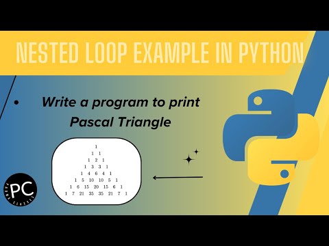 Pascal Triangle In Python By Padmaaclasses