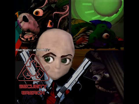 Fnaf Security Breach - Roxy,Chica,Monty death scene but if Gregory were Agent 47