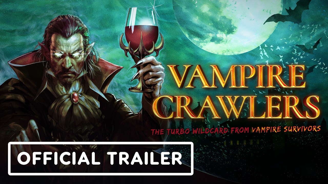 Vampire Crawlers: The Turbo Wildcare from Vampire Survivors - Official Trailer | ID@Xbox Showcase 26 - YouTube