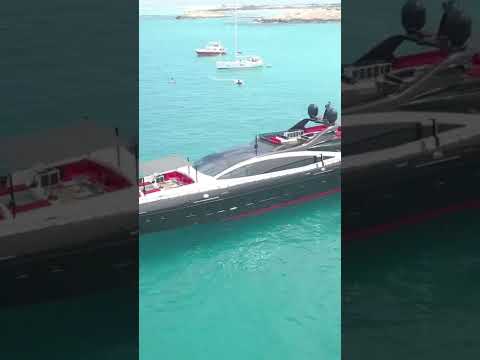 The Black Legend Mangusta165🤑🤑 #superyacht