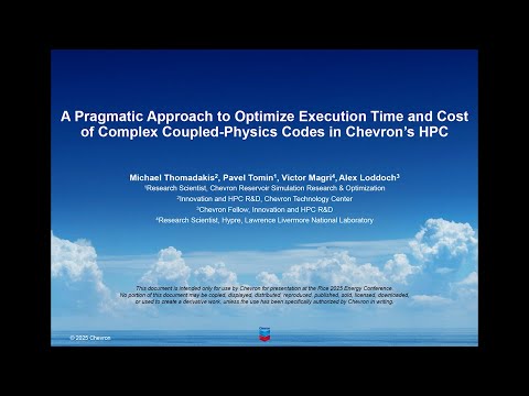 Michael Thomadakis - A Pragmatic Approach to Optimize Execution Time and Cost of Complex..