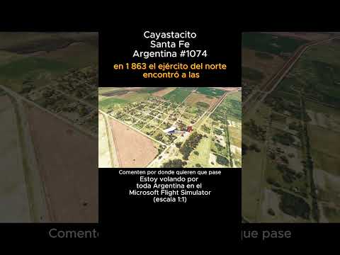 Cayastacito, Santa Fe desde el Microsoft Flight Simulator #cayastacito #santafe #msfs #argentina
