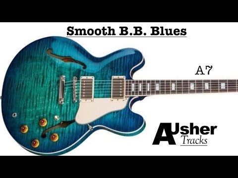 Smooth BB Style blues in A | Guitar Backing Track