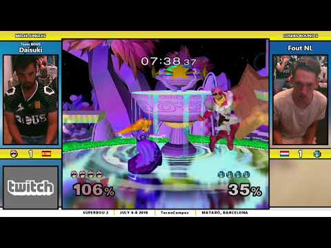 SB2 - Daisuki (Cpt.Falcon) Vs. Fout NL (Peach) - Losers Round 5 - Melee