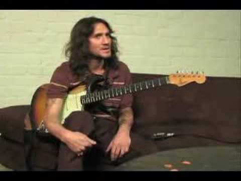 John Frusciante teaching different styles and soloing