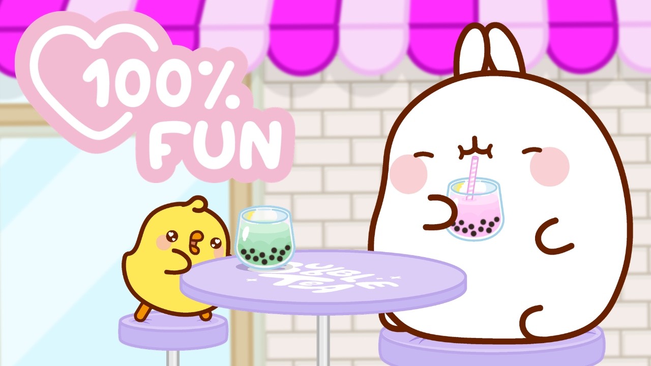 Best Bubble Tea Flavor! 🥤🥰 Molang’s Ultimate Taste Test