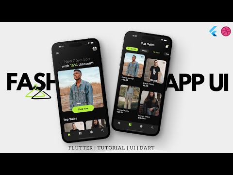 📱 Fashion App UI | Flutter Tutorial 🍂