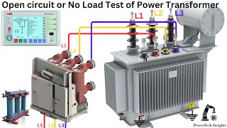Download the video "Open circuit or No Load Test of Power Transformer -Transformer Testing"