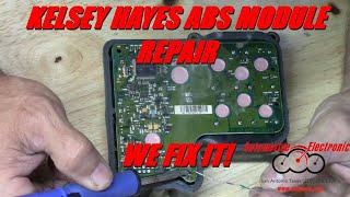 Kelsey Hayes ABS MODULE REPAIR! IS YOU ABS OR BRAKE LIGHT ON? THIS COULD BE WHY!  HERES HOW ITS FIXD