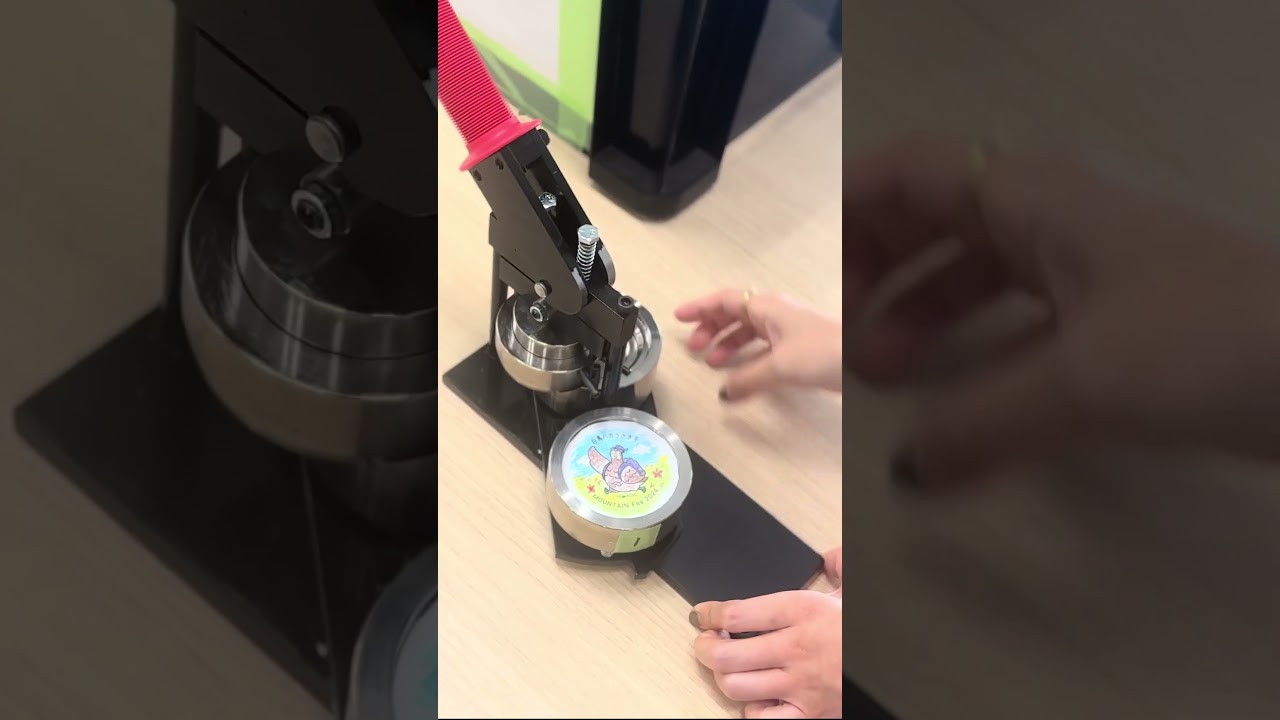 「八方うさぎ平マウンテンフェス2024」あなただけのオリジナルヤマスタ缶バッジ ワークショップを実施  #shorts