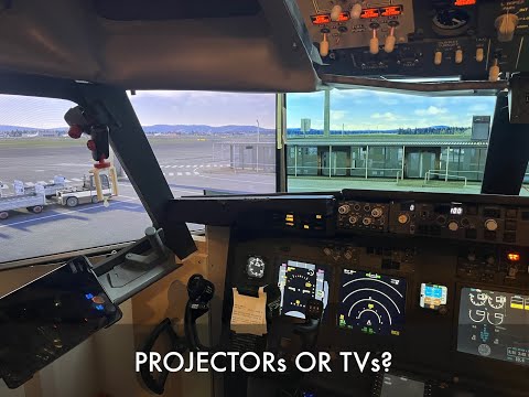 Projectors or TVs - Build a Boeing - 737 Home Cockpit