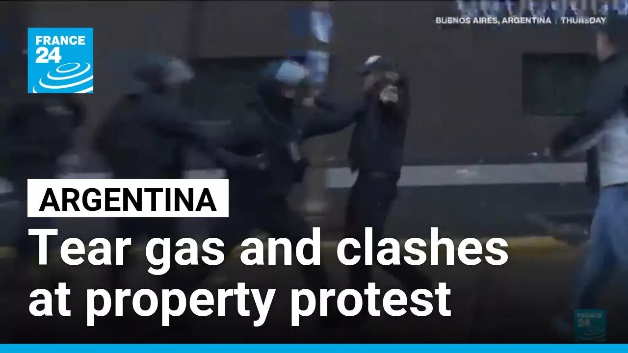 Argentina: Thousands protest private property legislation • FRANCE 24 English