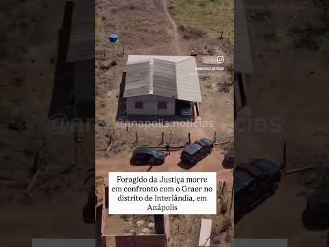 Foragido da Justiça morre em confronto com o Graer no distrito de Interlândia, em Anápolis
