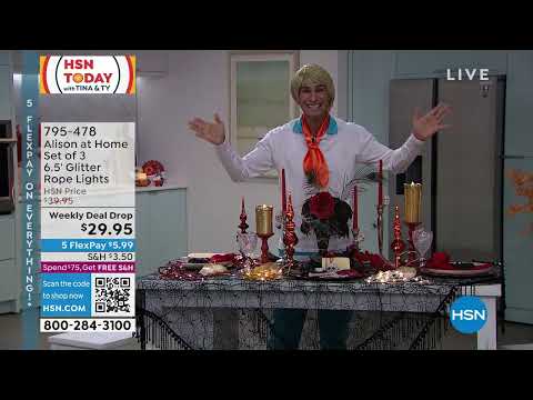 HSN | HSN Today with Tina & Ty - Halloween Decor Under $50 09.20.2022 - 08 AM