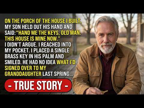 On My Own Porch, My Son Smirked, 'Hand Me The Keys, Old Man, This House Is Mine' — So I Smiled…