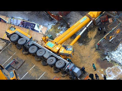 20 Extremely Dangerous Excavator, Crane & Truck Fails - Cranes Collapse - Heavy Equipment Disaster