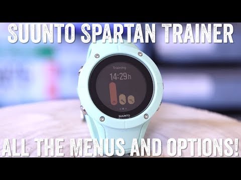 Suunto Spartan Trainer Wrist HR: All about the menus!