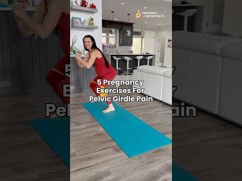 Relieve Pelvic Girdle Pain With 5 Exercises! #pregnancy