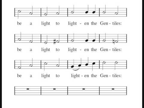 Nunc Dimittis in D Minor - Walmisley