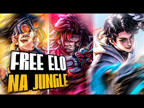 👑 FREE ELO NA SELVA 😱 | OS MELHORES HERÓIS PRA SUBIR DE ELO | Honor of Kings