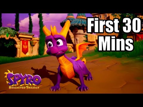 SPYRO REIGNITED TRILOGY [PS4 PRO] Gameplay - First 30 mins (SPYRO: YEAR OF THE DRAGON)