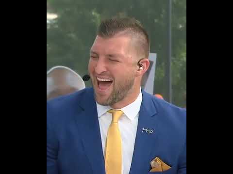 Tim Tebow and Marty Smith 😂😂| #shorts