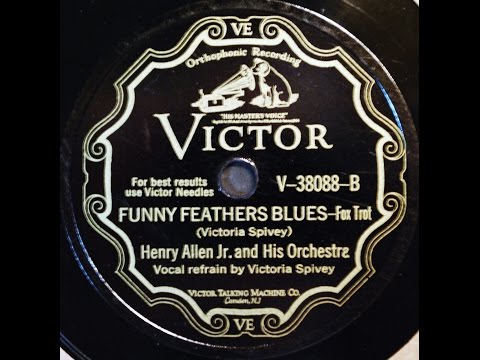 Henry Allen, Jr and His Orchestra: Funny Feathers 1929  (Victoria Spivey)