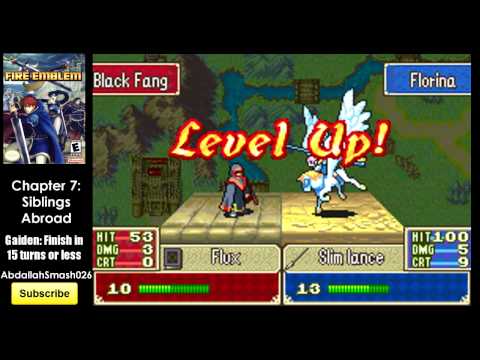 Let's Play GBA Fire Emblem - Chapter 7: "Siblings Abroad" Walkthrough with Abdallah