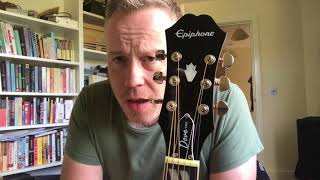 Video thumbnail for Epiphone Dove Pro electro acoustic guitar - first impressions by Paul William Gibson Music