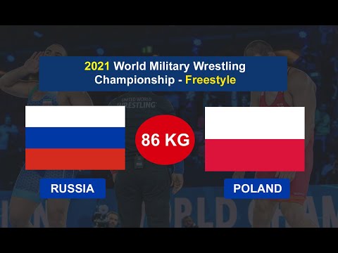 Russia vs Poland - World Military Wrestling Championship 2021 -  Freestyle - 86 KG