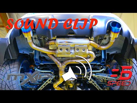 MXP SP catback exhaust - SOUND CLIP- BRZ / FRS / 86