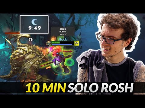 Miracle- 10min SOLO Rosh - Mgod Huskar Mid vs Mindcontrol