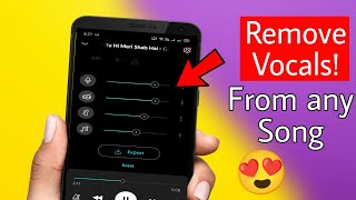 Download lagu How to remove vocals from any song in mobile  | New Music app mp3 Download lagu How to remove vocals from any song in mobile  | New Music app mp3
