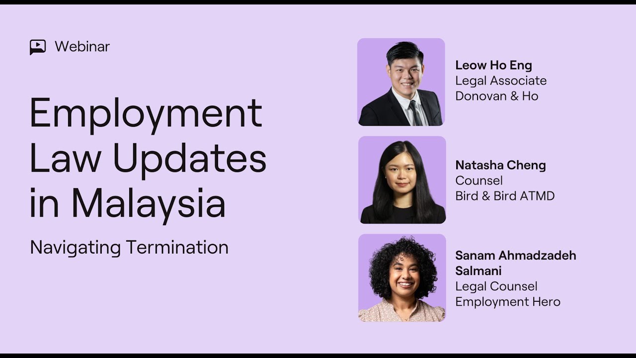 Employment Law Updates in Malaysia: Navigating Termination