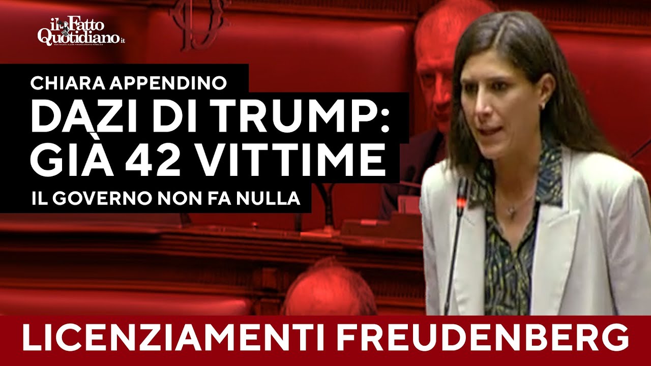 Appendino: "I dazi di Trump hanno fatto 42 vittime a Rho. Il governo dov'è? Incompetenti"