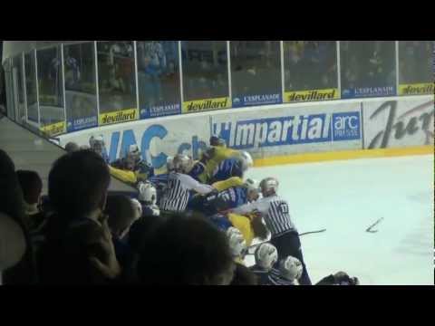 HCC - Langenthal - 11.03.12. - Bagarre