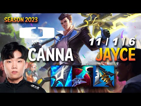 DK Canna JAYCE vs SINGED Top - KR Ranked