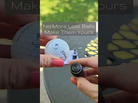 #ad POV: You never lose track of your golf ball again This custom golf ball stamp is my new