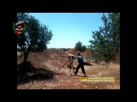 استهداف عناصر النظام بالدوشكا من قبل كتيبة أحفاد الوليد التابع للواء تلبيسة في ريف حمص الشمالي