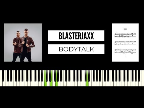 Blasterjaxx x Raven & Kreyn - Bodytalk (BEST PIANO TUTORIAL & COVER)