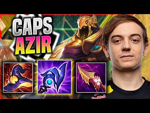 CAPS BRINGS BACK AZIR WITH LUDEN'S TEMPEST! - G2 Caps Plays Azir MID vs Zoe! | Season 11