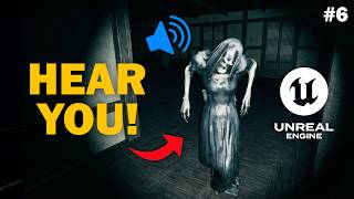 Make Enemy AI Hear You in Unreal Engine 5 | Horror Escape Game - Part 6 | Beginner Friendly