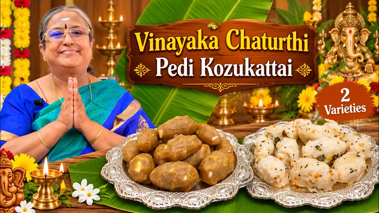 Vinayaka Chaturthi Pidi Kozhukattai | Traditional Prasadam |