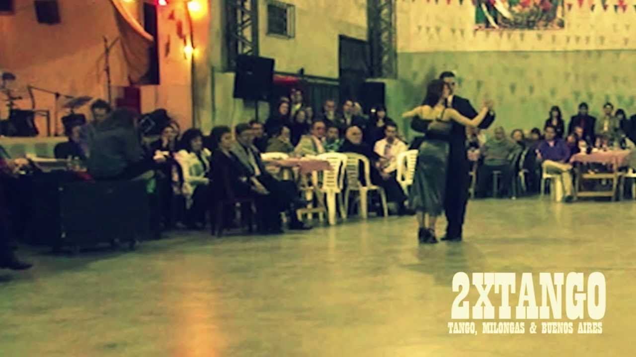 Lucas Paez y Camila Danelli Tango Indio Manso en Milonga del Moran May 2013