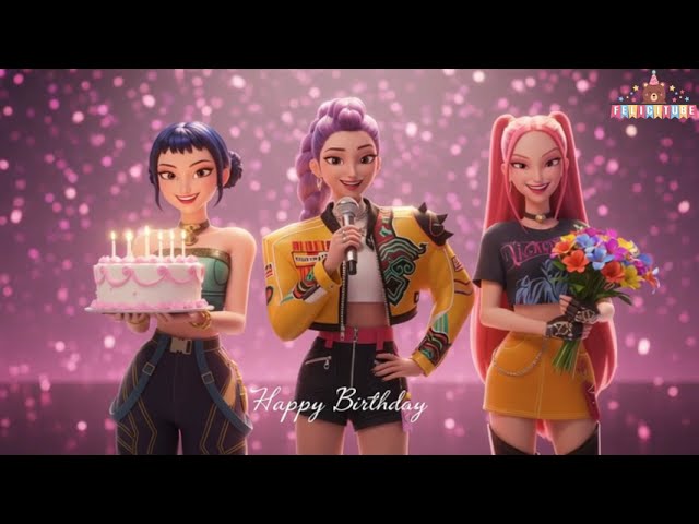 Vídeo relacionado con 60 Piezas guerreras k-pop cumpleaños,Bandera de cumpleaños de las con globos, pancarta de anime Vajilla Fiesta (B)