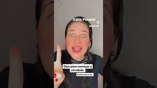 Cantiga para começar a atividade.