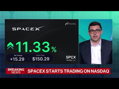 SpaceX Begins Trading on the Nasdaq After Record IPO