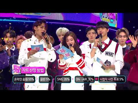 180408 Inkigayo end cut - Guess the winner?