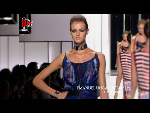 EMANUEL UNGARO Haute Couture Fall Winter 2003 Paris 4K - Canale Moda